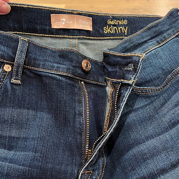 7 For All Mankind b(air) the ankle skinny jeans - Picture 4 of 6